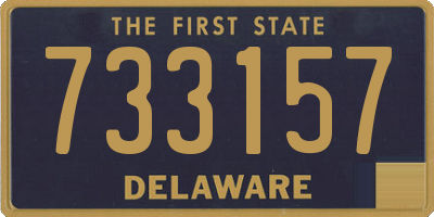 DE license plate 733157