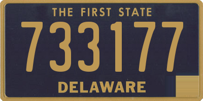 DE license plate 733177
