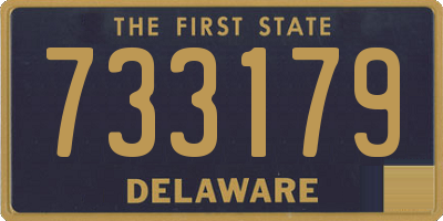 DE license plate 733179