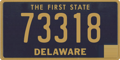 DE license plate 73318