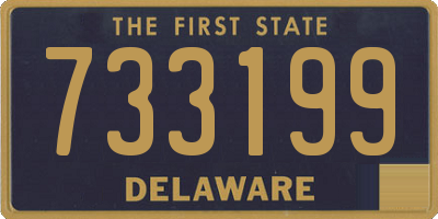 DE license plate 733199