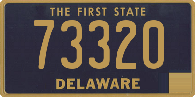 DE license plate 73320
