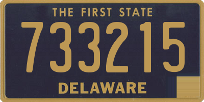 DE license plate 733215