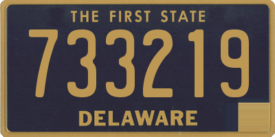 DE license plate 733219