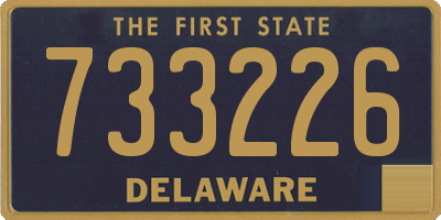 DE license plate 733226