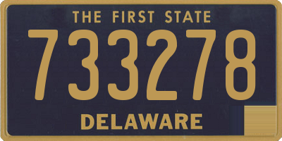 DE license plate 733278