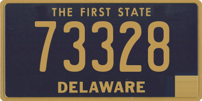 DE license plate 73328