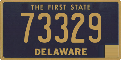 DE license plate 73329