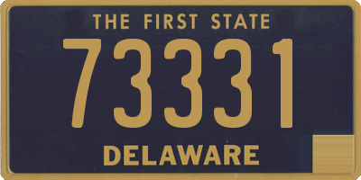 DE license plate 73331