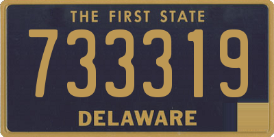 DE license plate 733319
