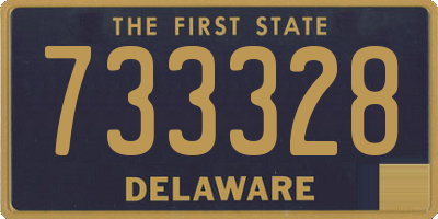 DE license plate 733328