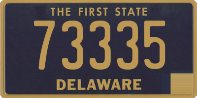 DE license plate 73335