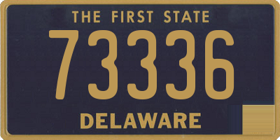 DE license plate 73336