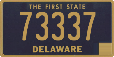 DE license plate 73337