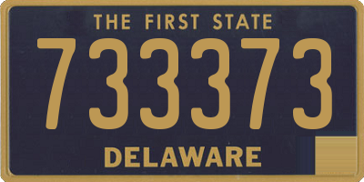 DE license plate 733373