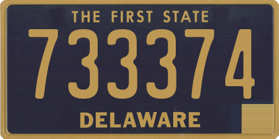 DE license plate 733374