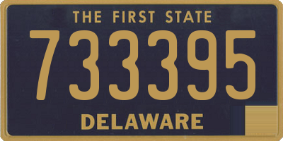 DE license plate 733395
