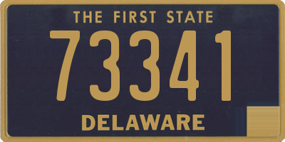 DE license plate 73341
