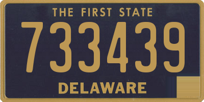 DE license plate 733439