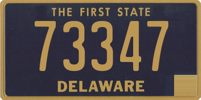 DE license plate 73347