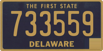 DE license plate 733559