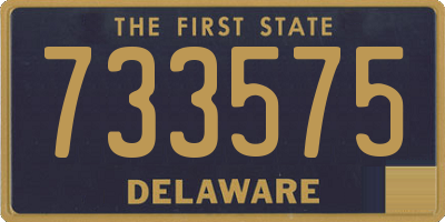 DE license plate 733575