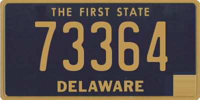 DE license plate 73364