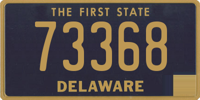 DE license plate 73368