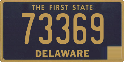 DE license plate 73369