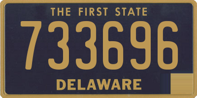 DE license plate 733696