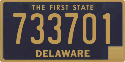 DE license plate 733701