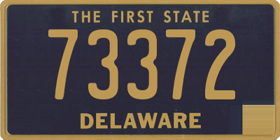DE license plate 73372