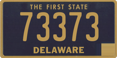 DE license plate 73373