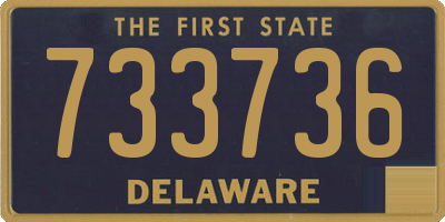 DE license plate 733736