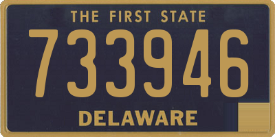 DE license plate 733946