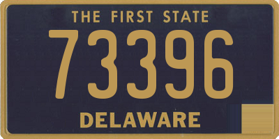 DE license plate 73396