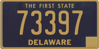 DE license plate 73397