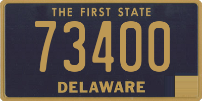 DE license plate 73400