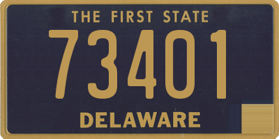 DE license plate 73401