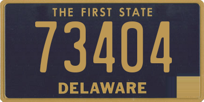 DE license plate 73404