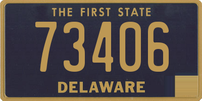 DE license plate 73406