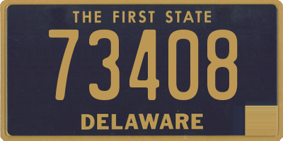 DE license plate 73408