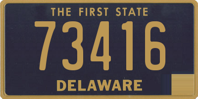 DE license plate 73416