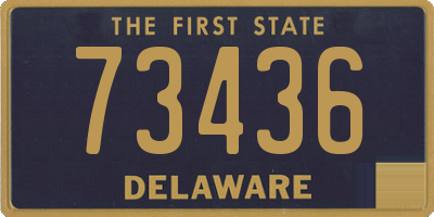 DE license plate 73436