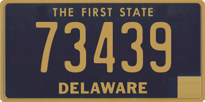 DE license plate 73439