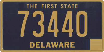 DE license plate 73440