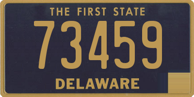 DE license plate 73459