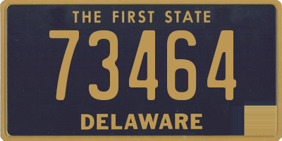 DE license plate 73464