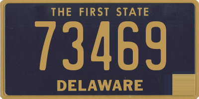 DE license plate 73469