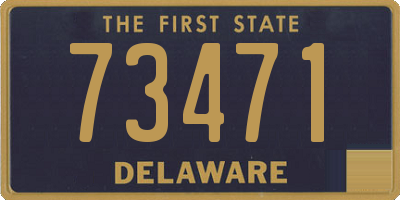 DE license plate 73471